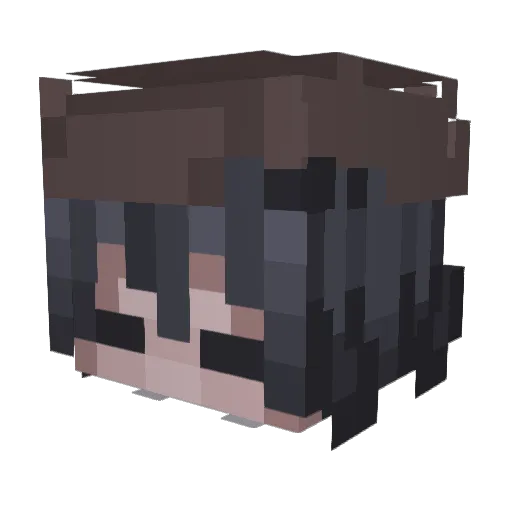 sei_ran01 Minecraft avatar head, 3D render