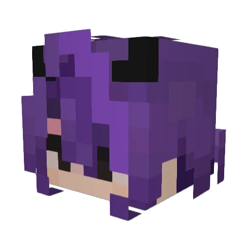 seiccu Minecraft avatar head, 3D render