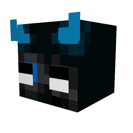 seige_x Minecraft avatar head, 3D render