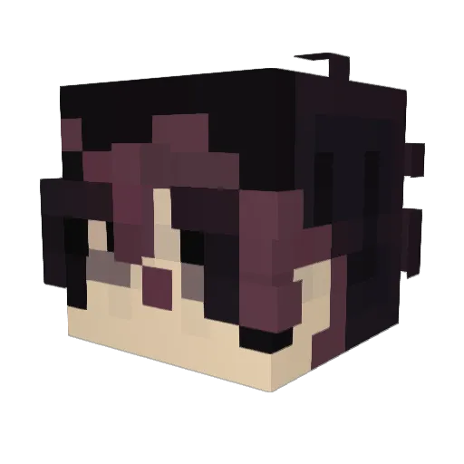 seigfreid Minecraft avatar head, 3D render