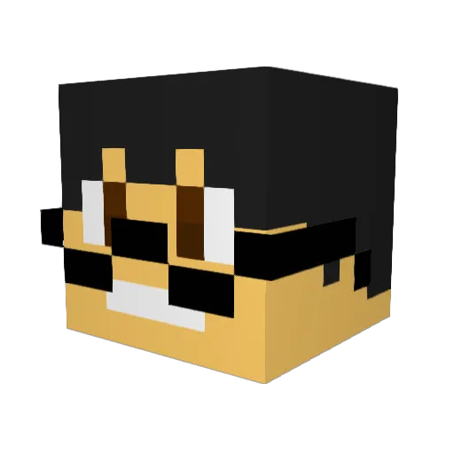 seigo0901_pvp Minecraft avatar head, 3D render