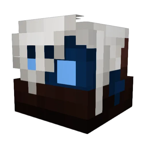 seikker Minecraft avatar head, 3D render