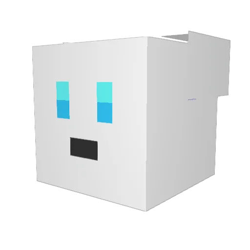 seiran204 Minecraft avatar head, 3D render