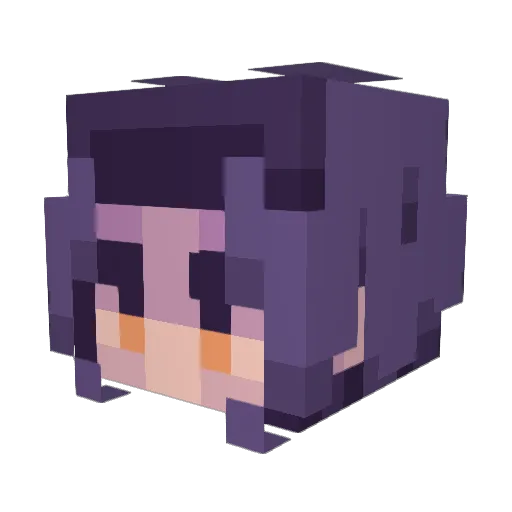 seirosel Minecraft avatar head, 3D render