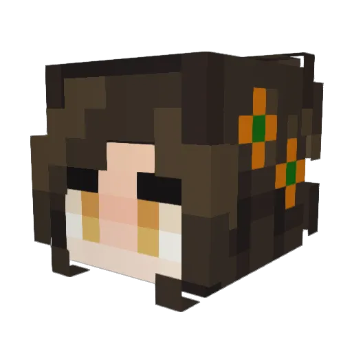 seito420 Minecraft avatar head, 3D render