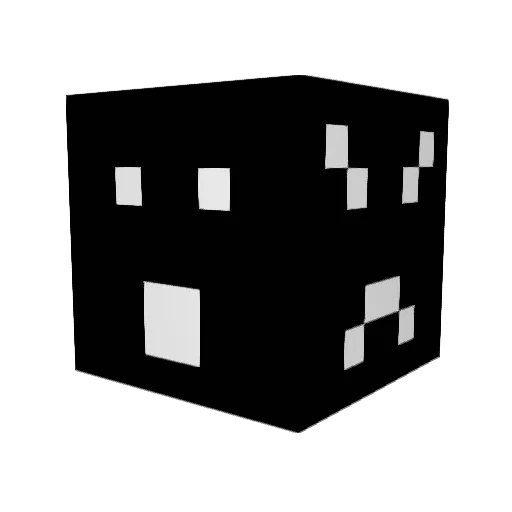 seiya_1111 Minecraft avatar head, 3D render