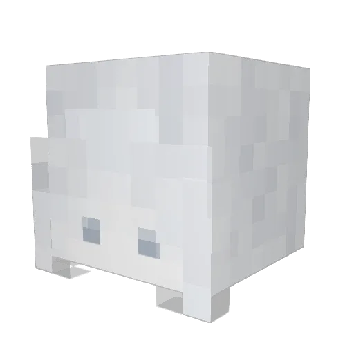 seiyamori Minecraft avatar head, 3D render