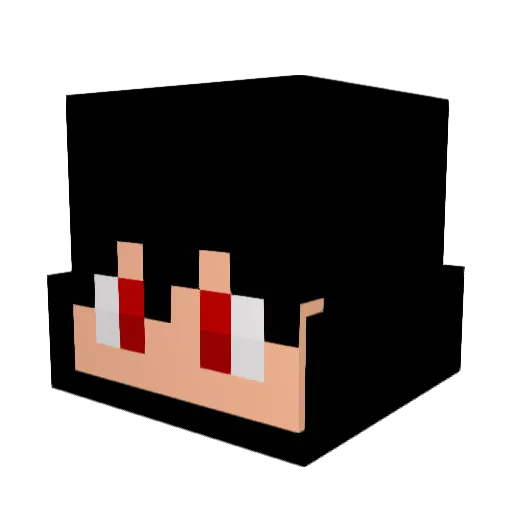 seiyuu2020 Minecraft avatar head, 3D render