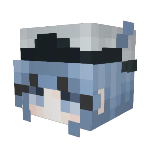 sejdudes Minecraft avatar head, 3D render