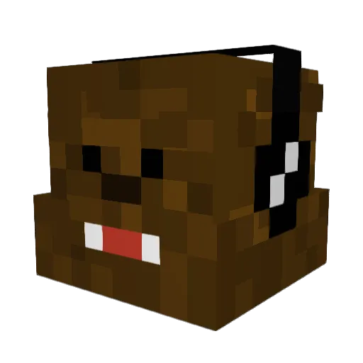 sejemario Minecraft avatar head, 3D render