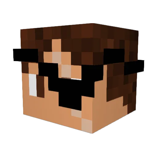 sejemig Minecraft avatar head, 3D render