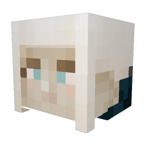 seka2003 Minecraft avatar head, 3D render