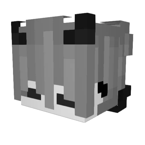 sekopvp Minecraft avatar head, 3D render