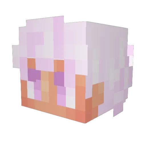 sekoulog Minecraft avatar head, 3D render