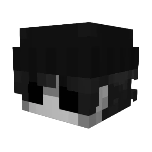 sekym Minecraft avatar head, 3D render