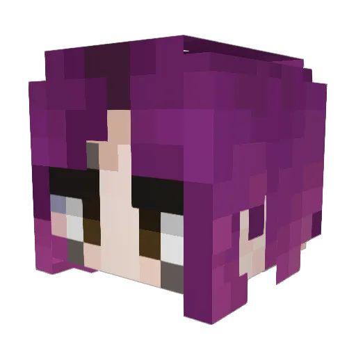 selaphite Minecraft avatar head, 3D render