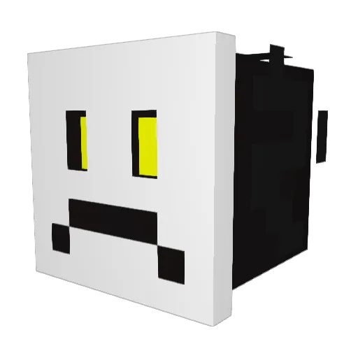 selelecrikal Minecraft avatar head, 3D render