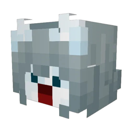 selen2 Minecraft avatar head, 3D render