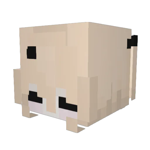 selfdestrxcted Minecraft avatar head, 3D render