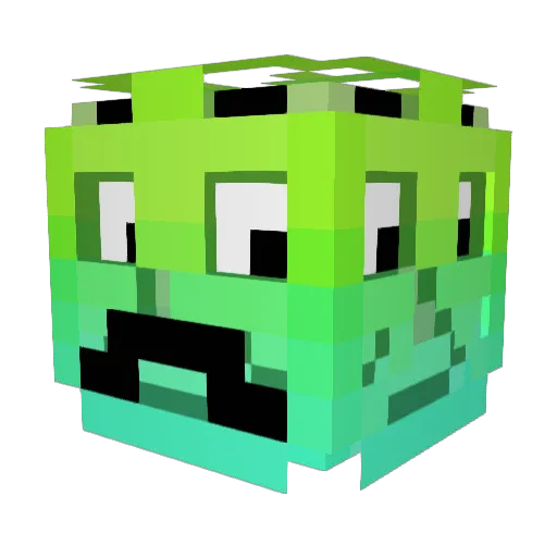 selfinity Minecraft avatar head, 3D render
