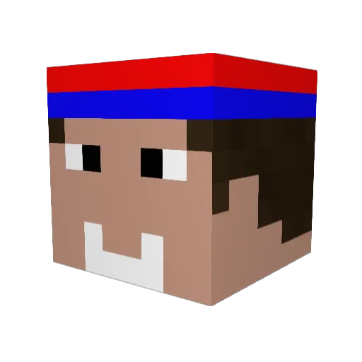 selina0506 Minecraft avatar head, 3D render