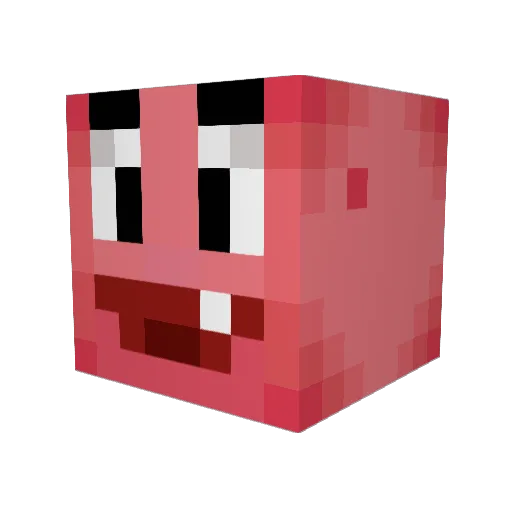 selkroken Minecraft avatar head, 3D render
