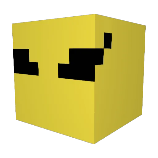 sellabee Minecraft avatar head, 3D render