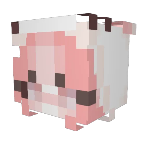 sellbee Minecraft avatar head, 3D render