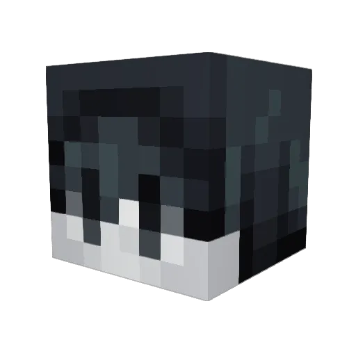 selloutmori Minecraft avatar head, 3D render