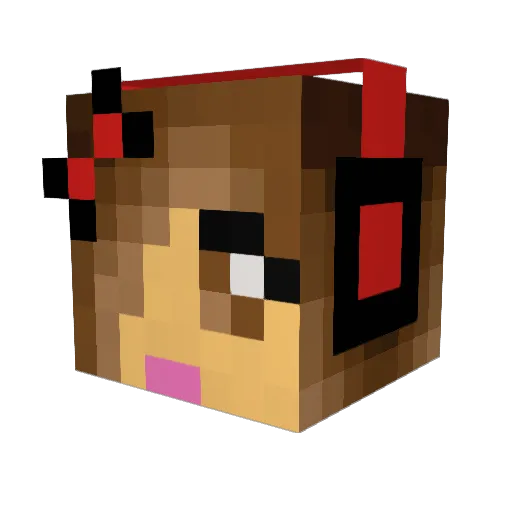selma1234 Minecraft avatar head, 3D render