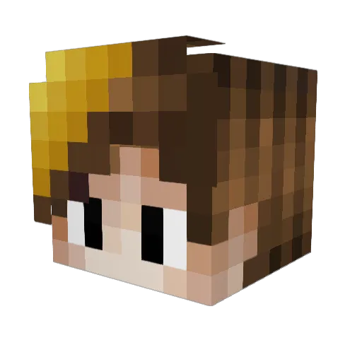 selman26 Minecraft avatar head, 3D render