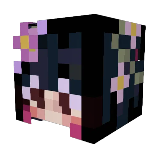 selokvi Minecraft avatar head, 3D render