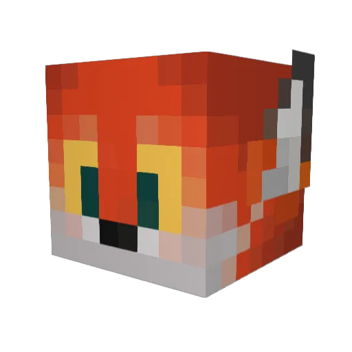 selssi Minecraft avatar head, 3D render