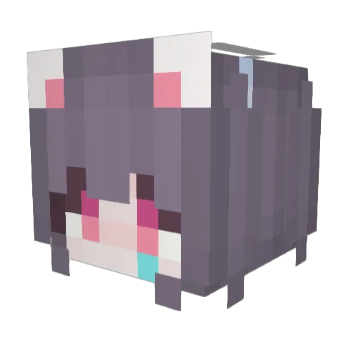 selt123 Minecraft avatar head, 3D render