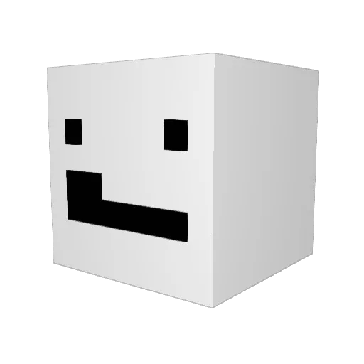 selvaggio24 Minecraft avatar head, 3D render