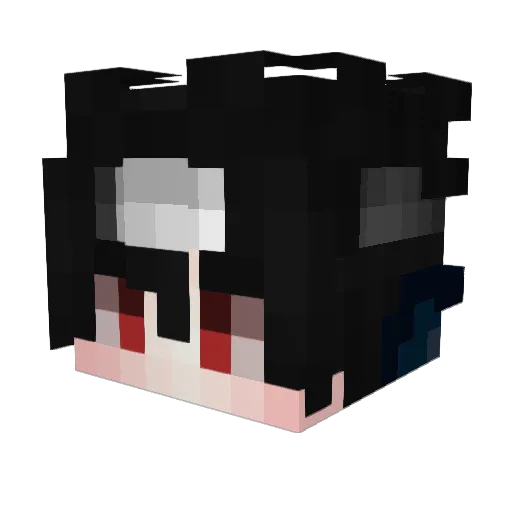 selysn Minecraft avatar head, 3D render