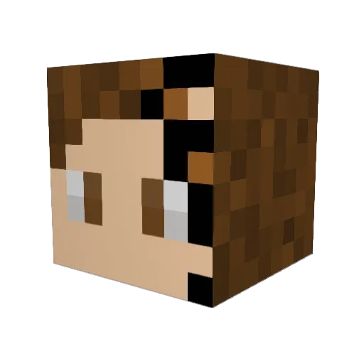 semee8887 Minecraft avatar head, 3D render