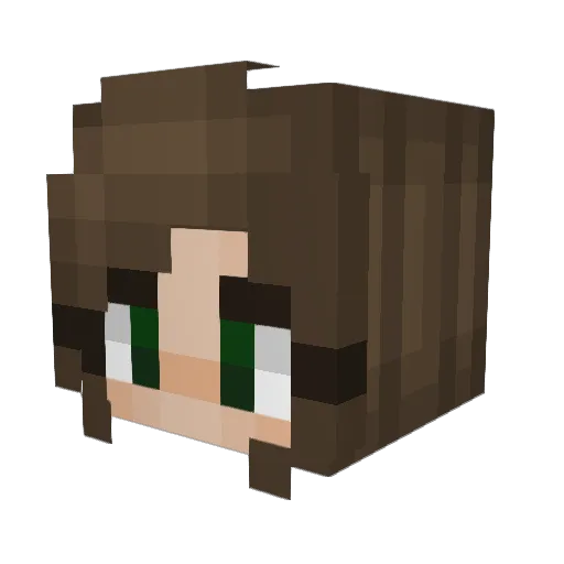 semeiov Minecraft avatar head, 3D render