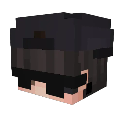 semi79 Minecraft avatar head, 3D render