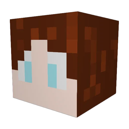 semib18 Minecraft avatar head, 3D render