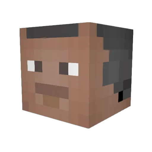 semih06 Minecraft avatar head, 3D render