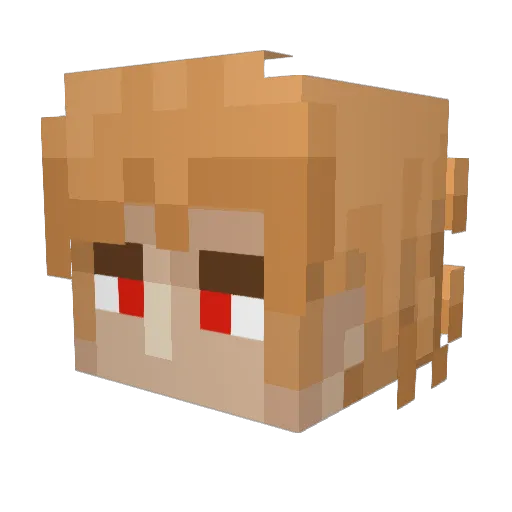 semihant007 Minecraft avatar head, 3D render