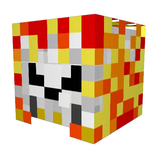 semirsax Minecraft avatar head, 3D render