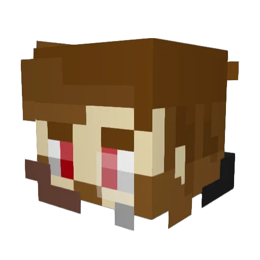 semly95 Minecraft avatar head, 3D render