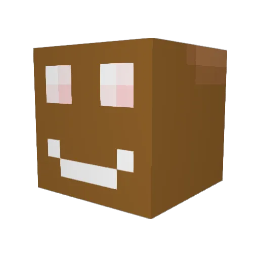 semm_i Minecraft avatar head, 3D render