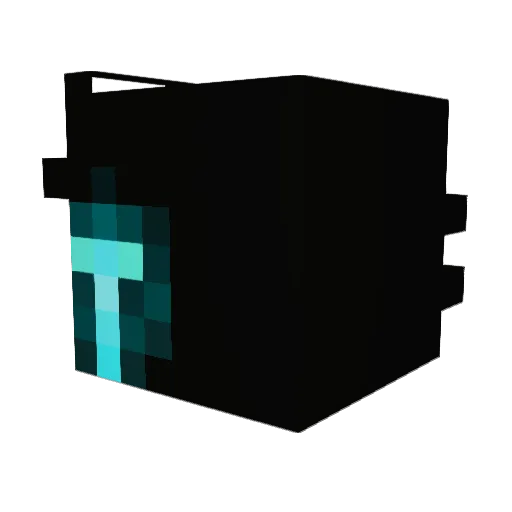 semnove Minecraft avatar head, 3D render