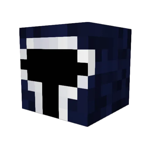 semquik Minecraft avatar head, 3D render