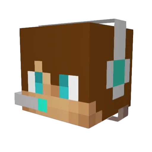 semrok12 Minecraft avatar head, 3D render