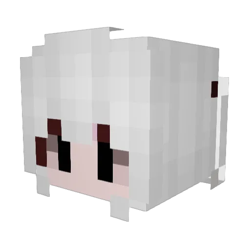 semssowo Minecraft avatar head, 3D render