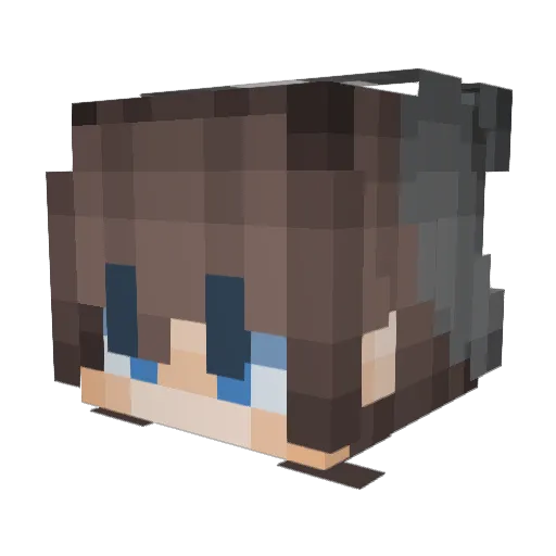 semtbh Minecraft avatar head, 3D render